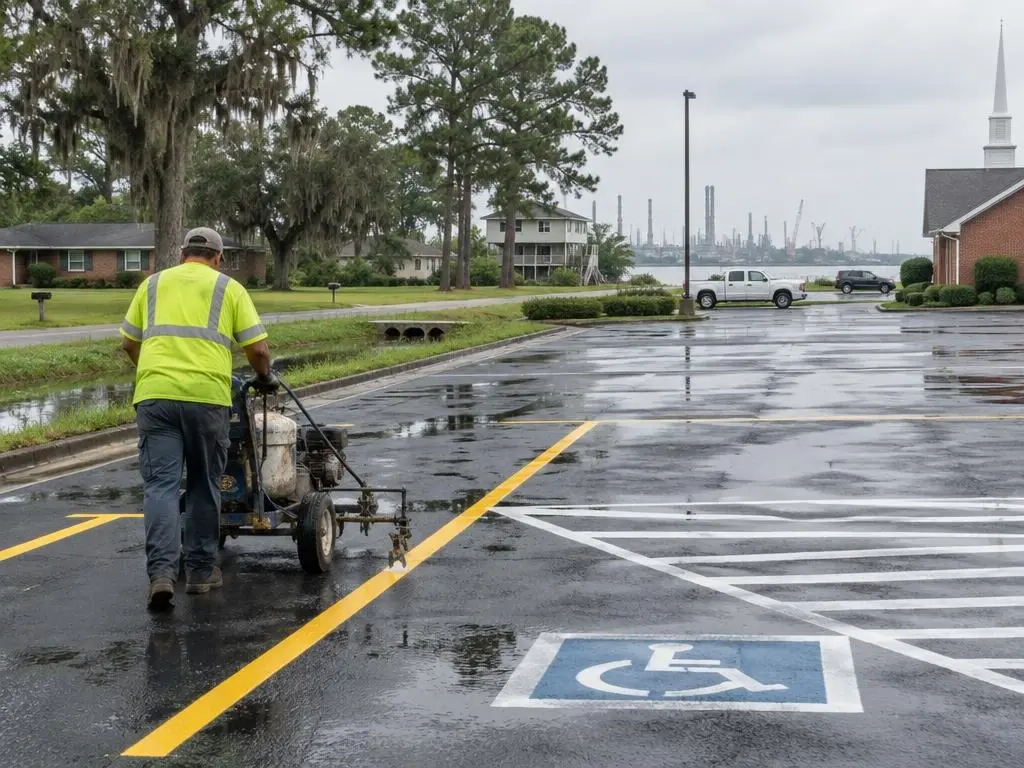 Line Striping in Beaumont, TX